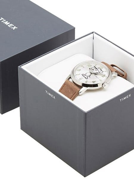 Timex 40mm Welton Quartz Watch with Snoopy Baseball Themed Dial #TW2R94900VQ