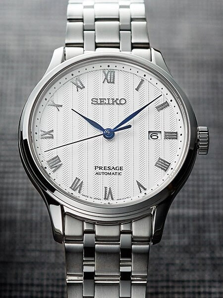 Seiko Presage Automatic Dress Watch with 41.7mm Case, and Curved Sapphire Crystal  #SRPC79