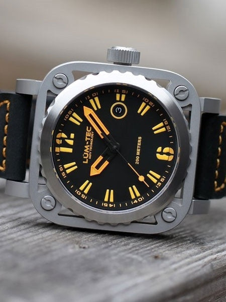 Lum-Tec G3 Watch with Sapphire Crystal and Skeletal Case Design #G3