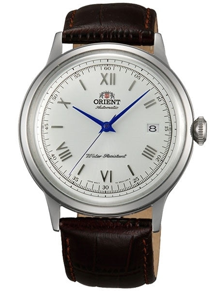 Orient 2nd-Gen Automatic Dress Watch with White Dial, Blue Hands #AC00009W