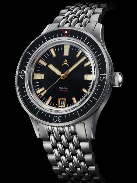 Axios Flagship 40 Defiance 200-Meter Automatic Dive Watch with Box AR Sapphire Crystal #AX-01