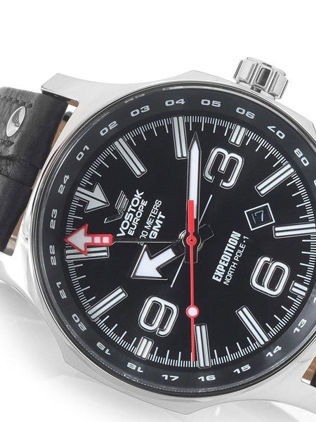 Vostok-Europe Expedition North Pole Quartz GMT Dual-Time Watch #595A500