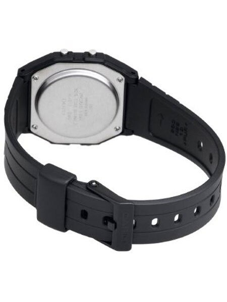 Casio Men's Classic Black Digital Resin Strap Watch #F-91W-1
