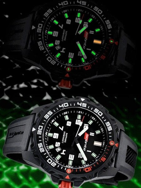 Armourlite Isobrite Black Dial Watch with T-100 Tritium Illumination and Sapphire Crystal #ISO100