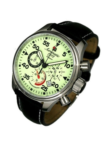Aeromatic 1912 Aviator Chronograph with Luminous Dial #A1342