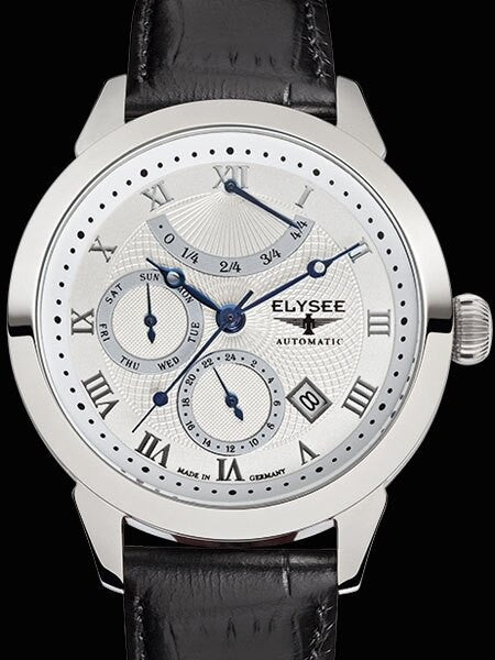 Elysee Talos Miyota 9100 Automatic with Power Reserve Indicator and 24-Hr Sub-Dial #17008