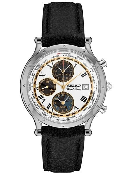 Seiko Age of Discovery, Limited Edition World Time Alarm Watch #SPL055