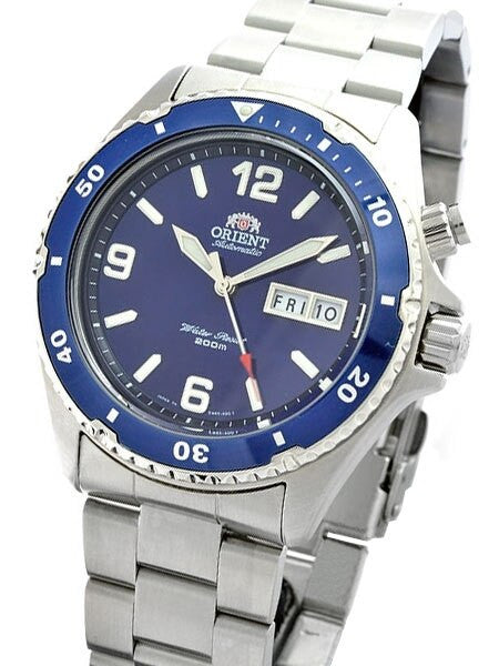 Orient Blue Automatic Dive Watch on a Bracelet #CEM65002D