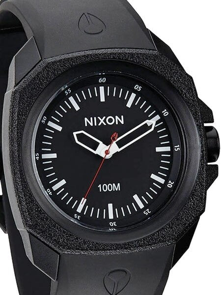 Nixon Ruckus Watch with 41mm Polycarbonate Case, White Hands and Markers #A349-001