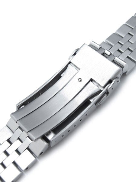 Strapcode 20mm Super-J "Louis" watch band for SEIKO SKX013 Curved End #SS201820B087