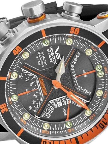 Vostok-Europe Lunokhod-2 Multi-Function Quartz Diver with Tritium Tubes #6205207