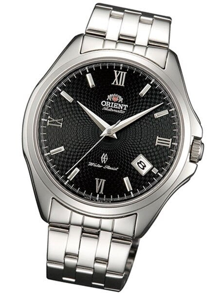 Orient Analyst Automatic Dress Watch with Patterned Black Dial and Sapphire Crystal #ER1U002B