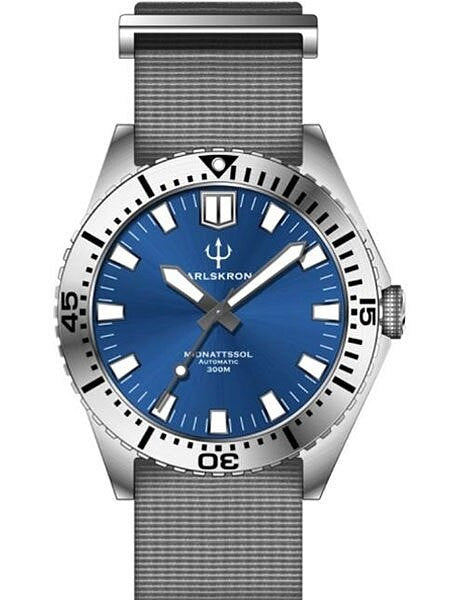 Karlskrona Midnattssol 300-Meter Automatic Dive Watch with 43mm Case #MID-BND