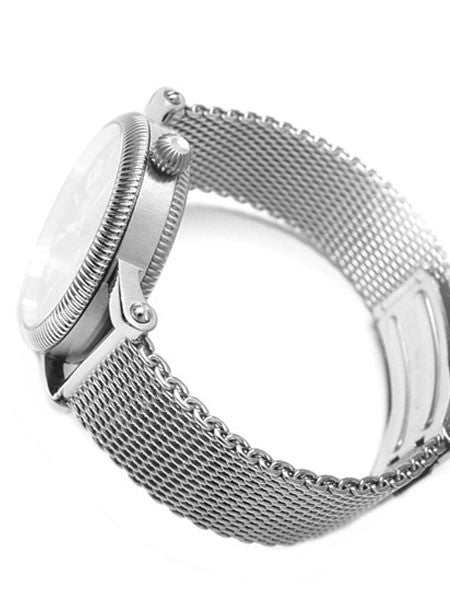 Aristo 4H262-TT Aviator Swiss Automatic Watch with Mesh Bracelet, Sapphire Crystal