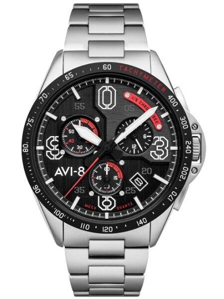 AVI-8 Legion Blakeslee Pilot  Chronograph Watch #AV-4077-11