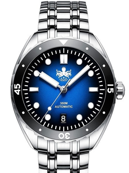 PHOIBOS Eagle Ray 300-Meter Automatic Dive Watch with Double Dome AR Sapphire Crystal #PY025B