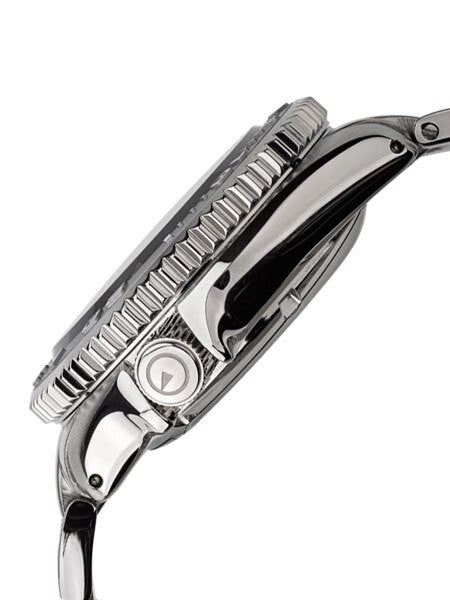 Islander Automatic Dive Watch with Bracelet, Double-Domed AR Sapphire Crystal, and Embossed Ceramic Bezel Insert #ISL-18