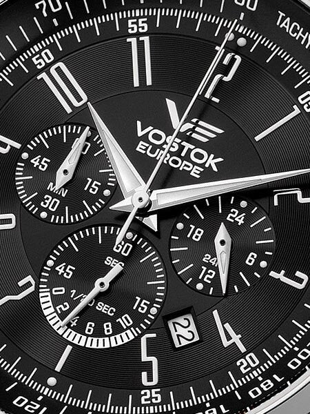Vostok-Europe Gaz-Limo Quartz Chronograph with 24-Hour Sub-Dial 5611131