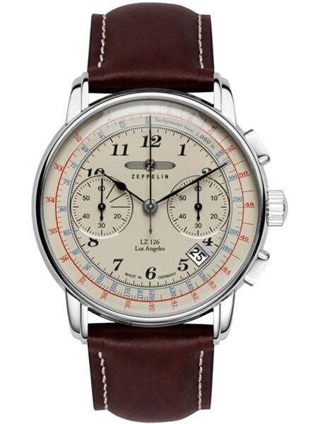 Graf Zeppelin LZ 126 Los Angeles Quartz Chronograph Watch #7614-5