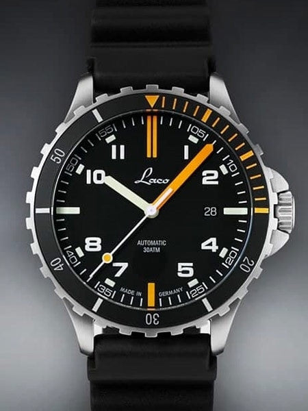 Laco Squad Mojave 300 Meter Dive Watch with a Double-Domed AR Sapphire Crystal #862109