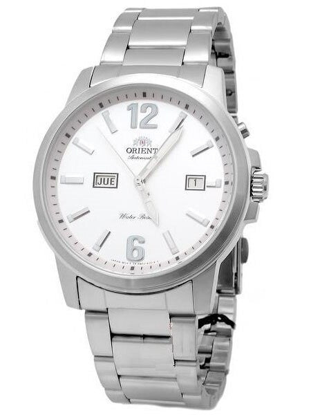 Orient 42mm Starfish Day and Date Automatic Watch with White Dial #EM7J008W