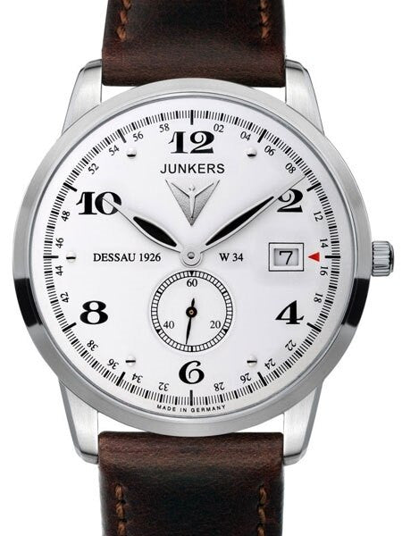 Junkers Dessau 1926 Flatline Ulta-Thin Quartz Dress Watch #6334-1