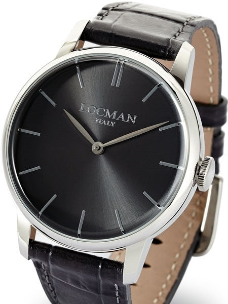 Locman 1960's Collection Elegant Quartz Dress Watch with 41mm Case #0251V07-00GYNKPA