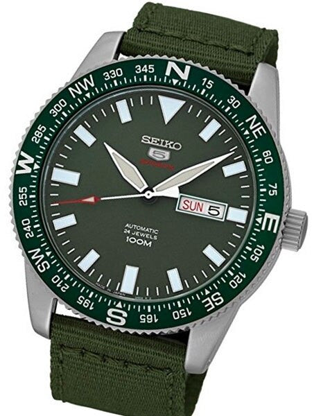 Seiko 5 Sports 24-Jewel, Automatic with Rotating Compass Bezel #SRP663J1