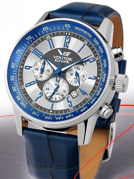 Vostok-Europe Gaz-Limo Quartz Chronograph with 24-Hour Sub-Dial #5611132