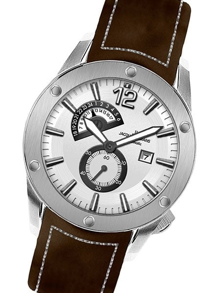 Jacques Lemans 46mm Liverpool Automatic Watch with a 24 Hour Sub