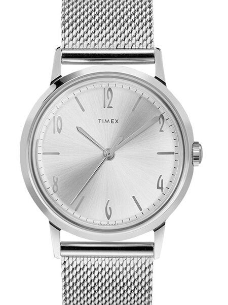 Timex 34mm Marlin Mechanical (Hand Wind) Watch with Mesh Bracelet #TW2T18500ZV