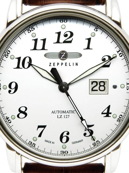 Graf Zeppelin Automatic, Big Date Watch with Sapphire Crystal #7654-1