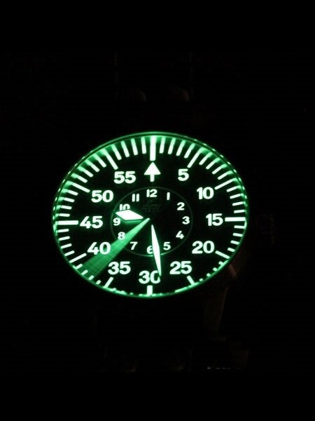 Laco 45mm, Mini-Replica Type B Dial Swiss Mechanical Pilot Watch with Sapphire Crystal #861951