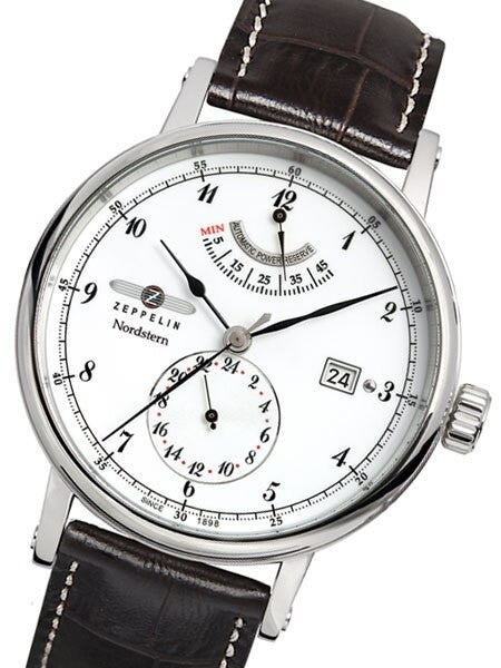 Graf Zeppelin Nordstern Automatic Watch with Power Reserve and Sapphire Crystal #7560-1