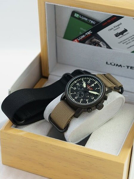 Lum-Tec Combat 42 Chronograph Watch with Double Curved Sapphire Crystal #Combat B42