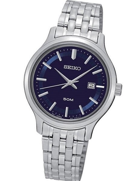 Seiko Women's Quartz Dress Watch with Bracelet and Blue Dial #SUR797