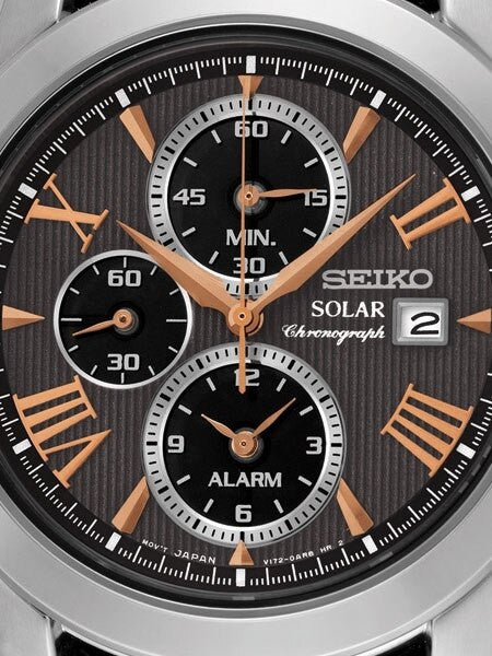 Seiko Le Grand Sport Solar Powered Chronograph with Stopwatch and Alarm #SSC379
