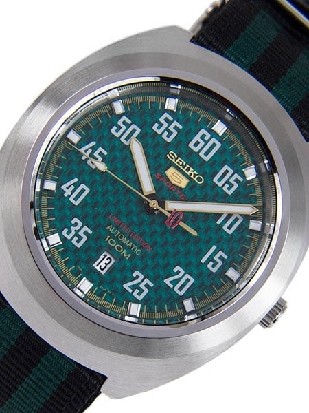 Seiko Sports 5 Automatic 23-Jewel Watch with a 44mm Turtle-Style Case #SRPA89K1