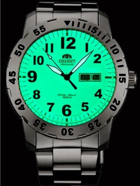 Scratch and Dent - Orient 21-Jewel Automatic Aviator Watch with Luminous Dial #FEM7A006R-SND1