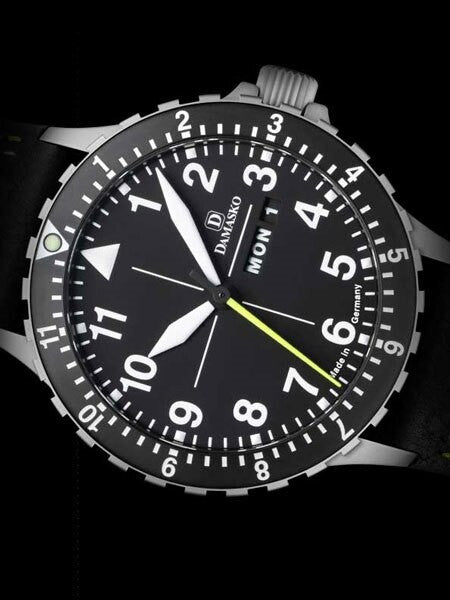 Damasko Swiss ETA Automatic with a Rotating 12-Hour Bezel and Stainless Steel Case #DA46