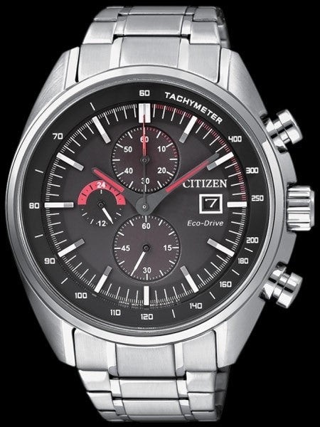 Citizen Eco-drive Chronograph Watch with Stainless Steel Bracelet # CA0590-58E