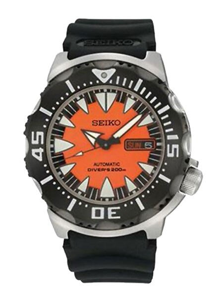 Scratch and Dent - Seiko 2nd Generation Orange Monster with new 24-Jewel Automatic Movement #SRP315K1