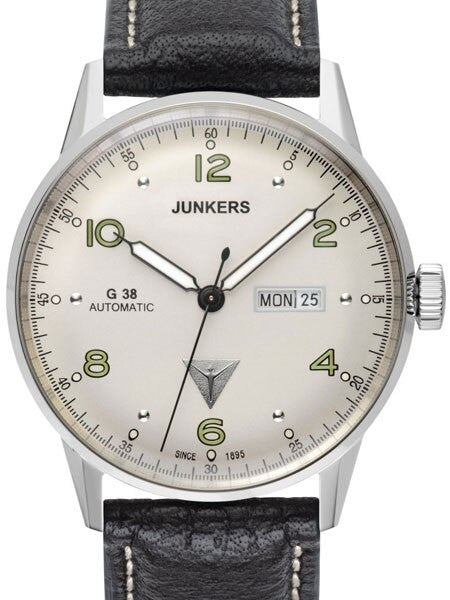 Junkers G38 Day and Date Watch with Silver Dial and Automatic Movment #6966-4