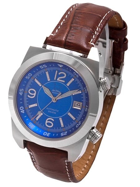 Lew and Huey 200 Meter Dual Crown Automatic Dive Watch with Strap and Bracelet #Acionna-BW