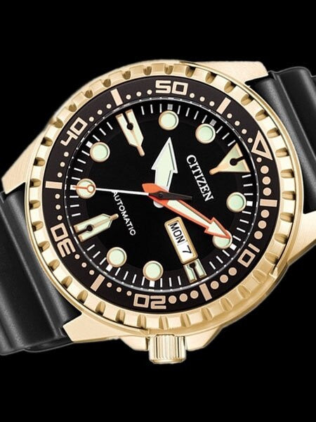 Citizen Automatic Marine Sport Watch with Rubber Dive Strap #NH8383-17E