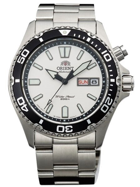 SOLD OUT! Orient White Mako USA Automatic Dive Watch with 120-click Bezel, Sapphire Crystal #EM6500GW