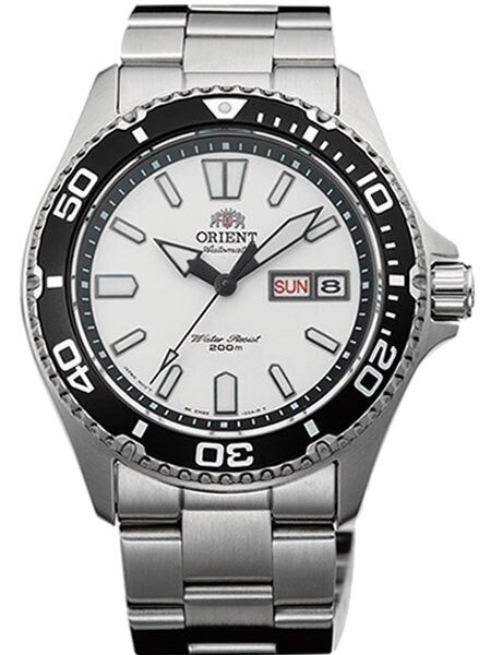 Orient USA II White Dial Automatic Dive Watch with Sapphire Crystal #AA0200CW