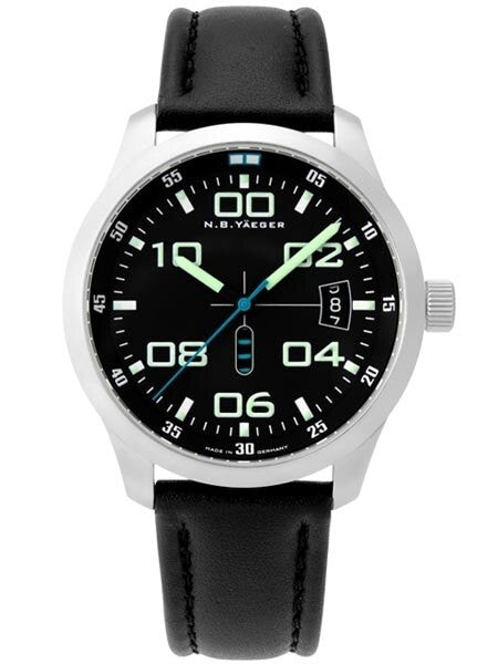 NB Yaeger Swiss Automatic Pilot Watch with Sapphire Crystal #TURBULENCE-C1