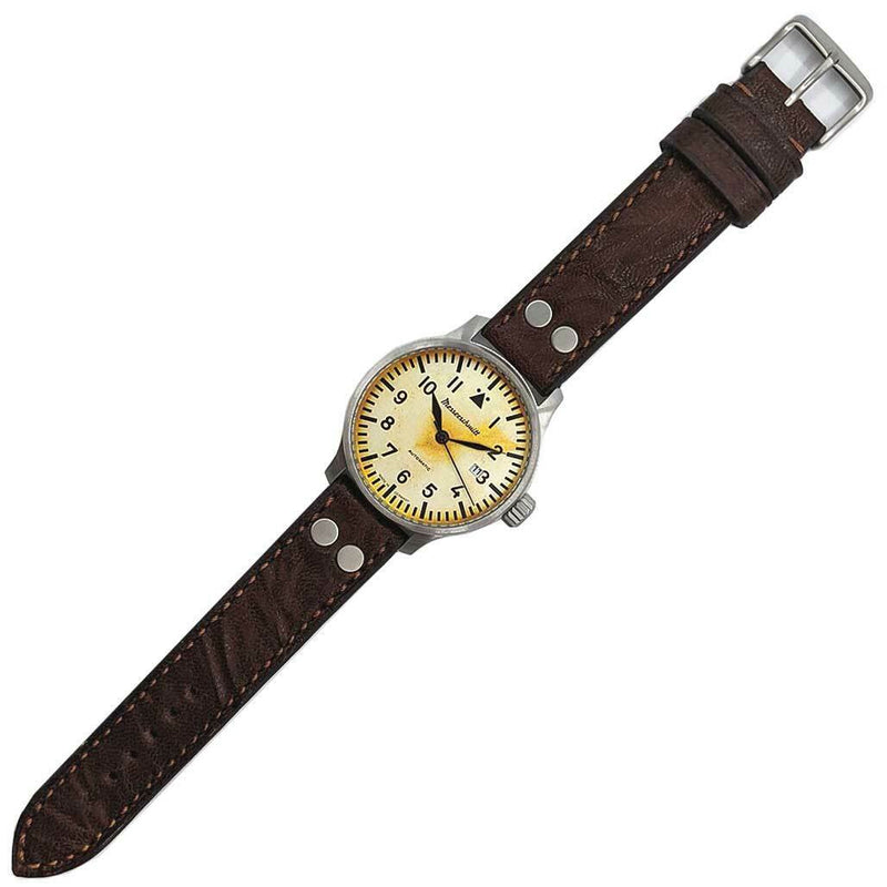 Messerschmitt Automatic Fliegeruhr Watch with Aged Patina Type-A Dial #ME-7H130A