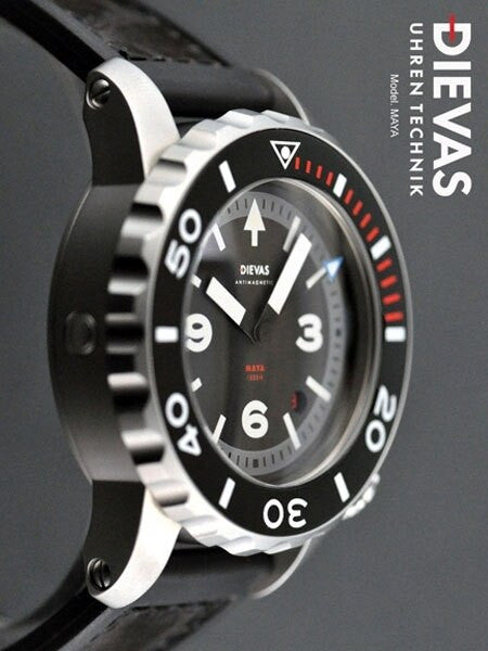 German Made Dievas Maya Dive Watch with 6Steel and Anti-Magnetic Design #Maya